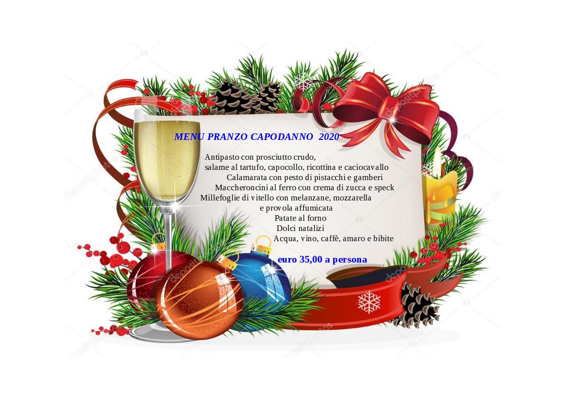Menu Di Natale A 35 Euro.News Archivi Agriturismo Postabassi