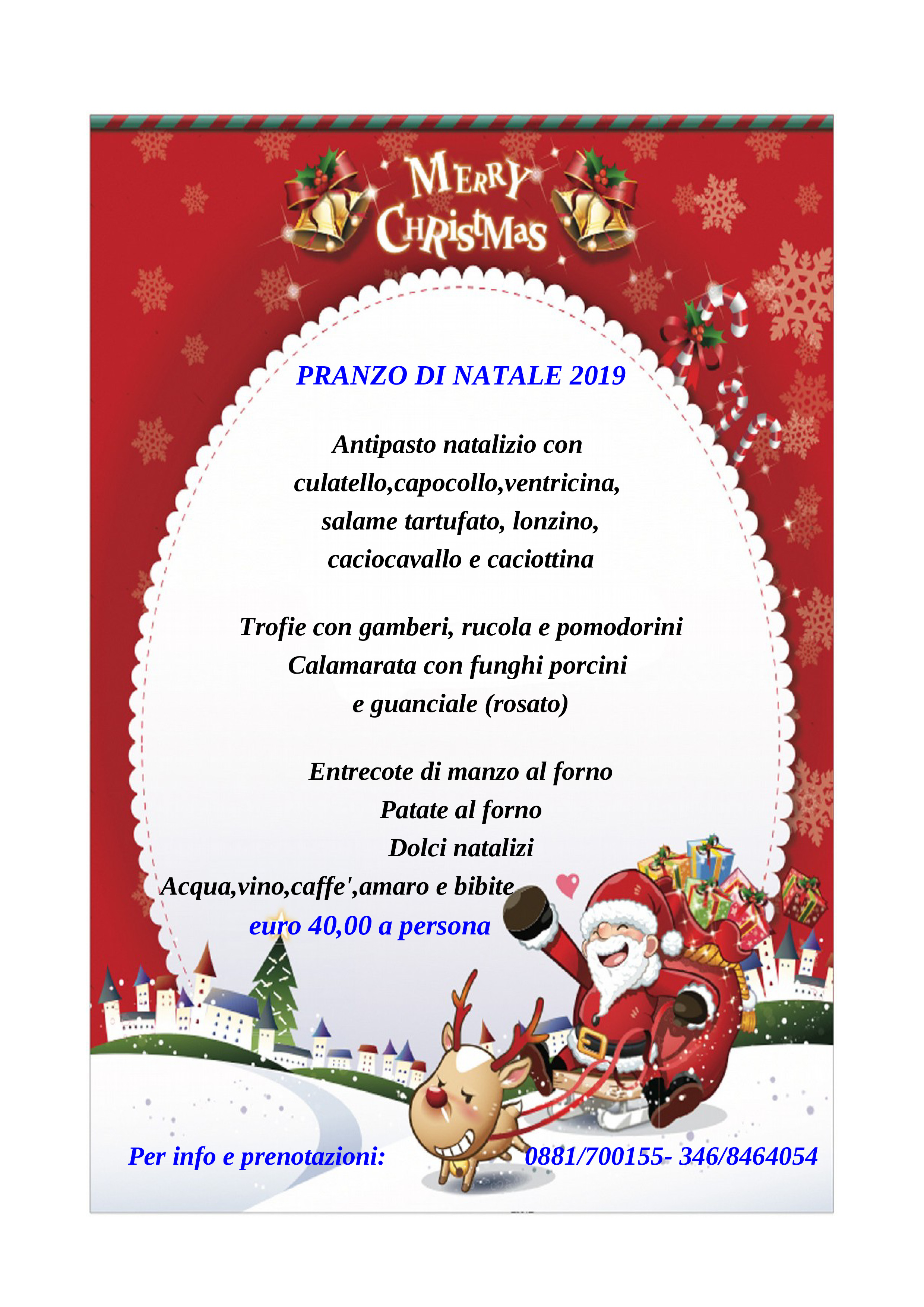 Natale 2020 Pranzo.News Archivi Agriturismo Postabassi