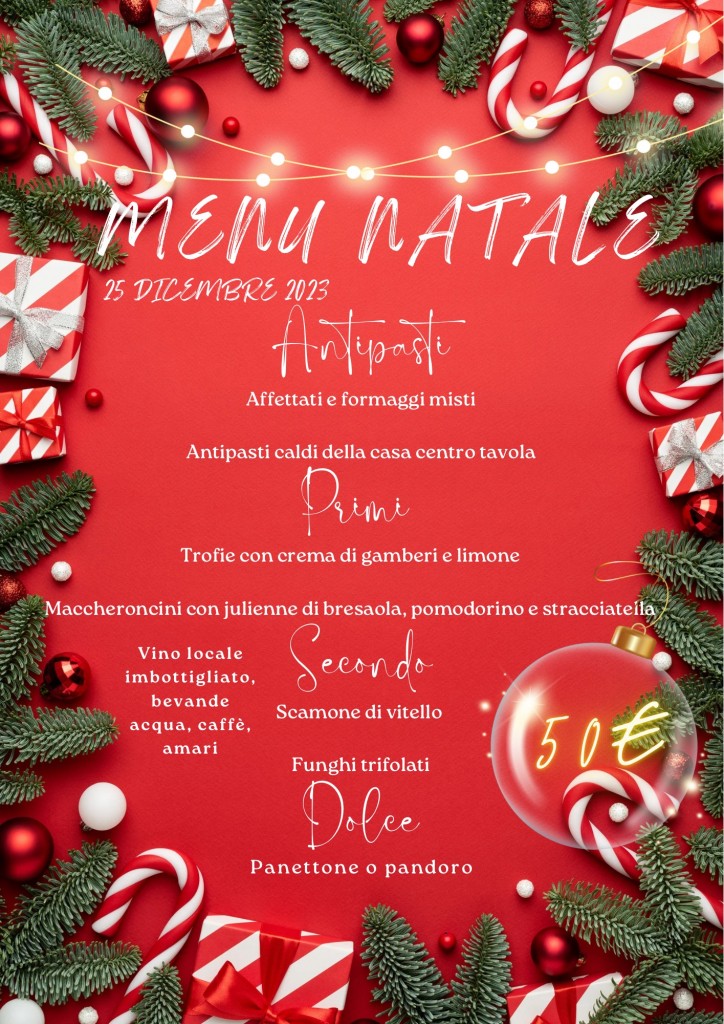 MENU NATALE 2023